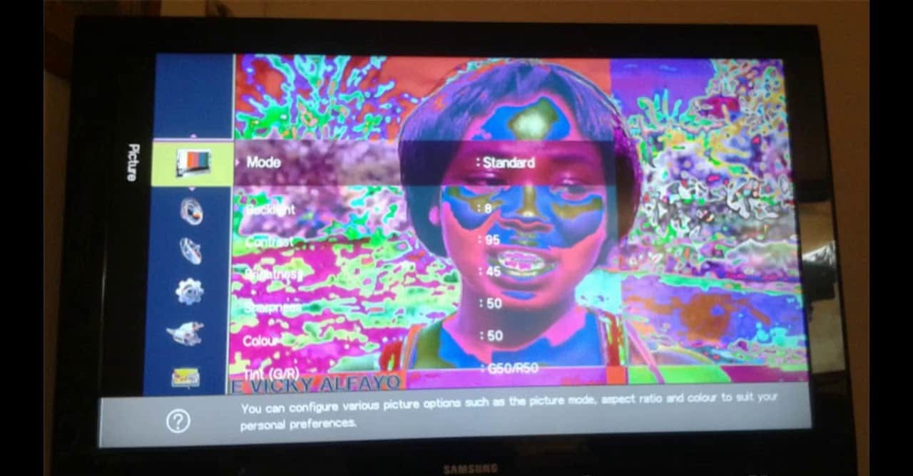 Màn hình Tivi Samsung bị phồng rộp